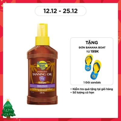 BANANA BOAT Dầu Phơi Nắng Bảo Vệ Da Banana Boat SPF15 236ml