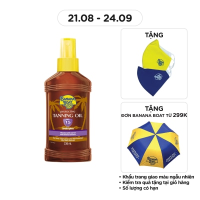 BANANA BOAT Dầu Phơi Nắng Bảo Vệ Da Banana Boat SPF15 236ml