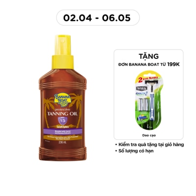 BANANA BOAT - Protective Tanning Oil SPF15 236ml