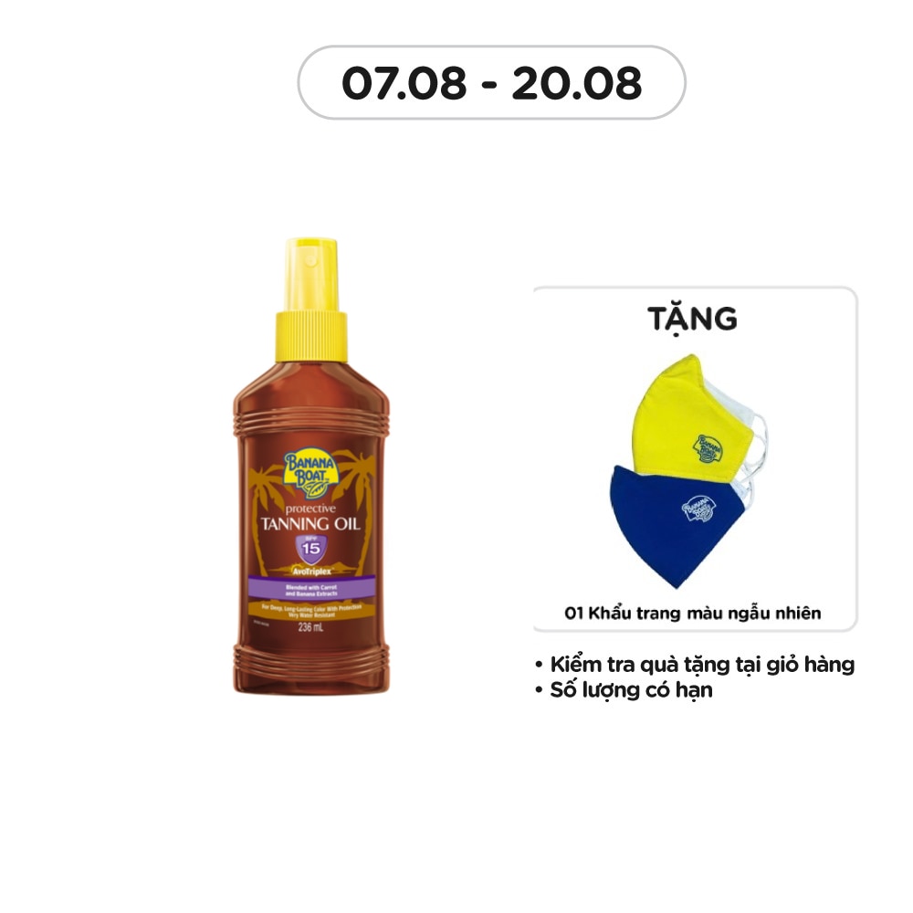 Dầu Phơi Nắng Bảo Vệ Da Banana Boat SPF15 236ml