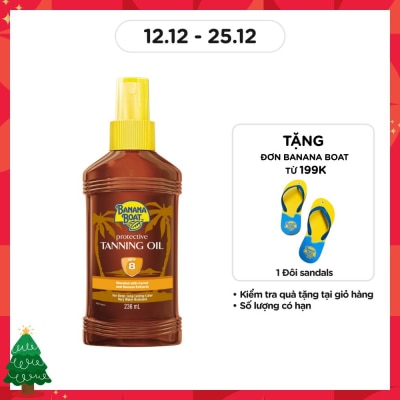 BANANA BOAT Dầu Phơi Nắng Bảo Vệ Da Banana Boat SPF8 236ml