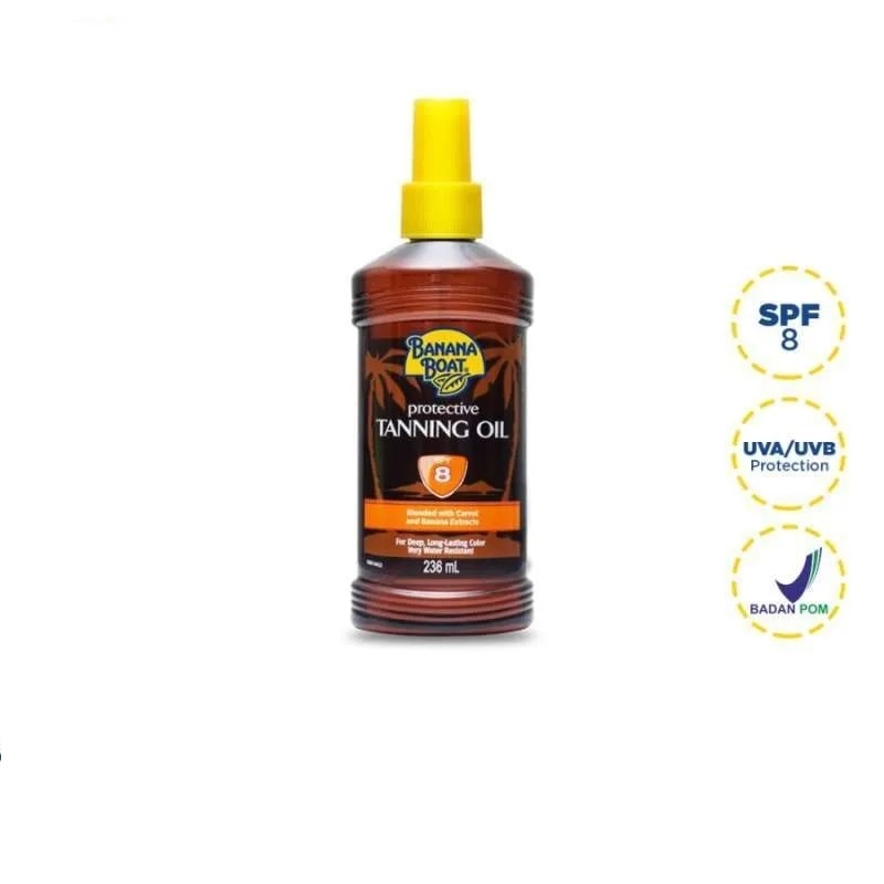 Dầu Phơi Nắng Bảo Vệ Da Banana Boat SPF8 236ml