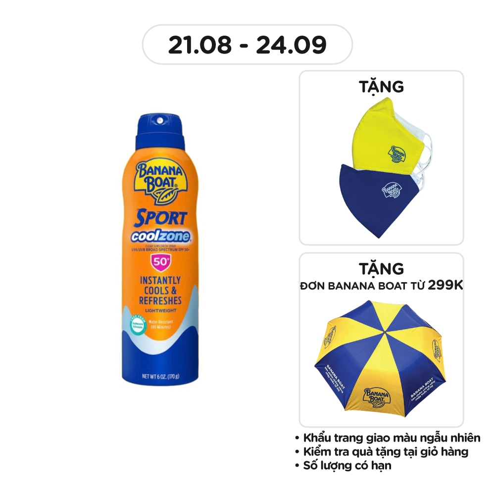 Sunscreen Spray Sport CoolZone SPF50+ PA++++ 170g