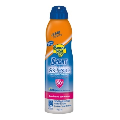 BANANA BOAT Sunscreen Spray Sport CoolZone SPF50+ PA++++ 170g