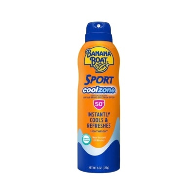 BANANA BOAT - Xịt Chống Nắng Banana Boat Sport CoolZone SPF50+ PA++++ 170g #Cam