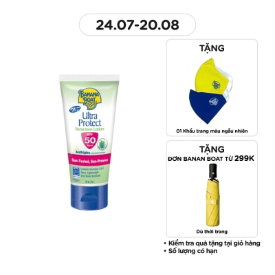 BANANA BOAT Kem Chống Nắng Banana Boat UltraProtect SPF50 90ml