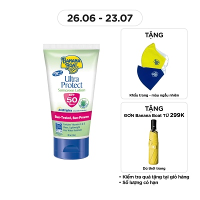 BANANA BOAT Ultra Protect Sunscreen Lotion SPF50 90ml