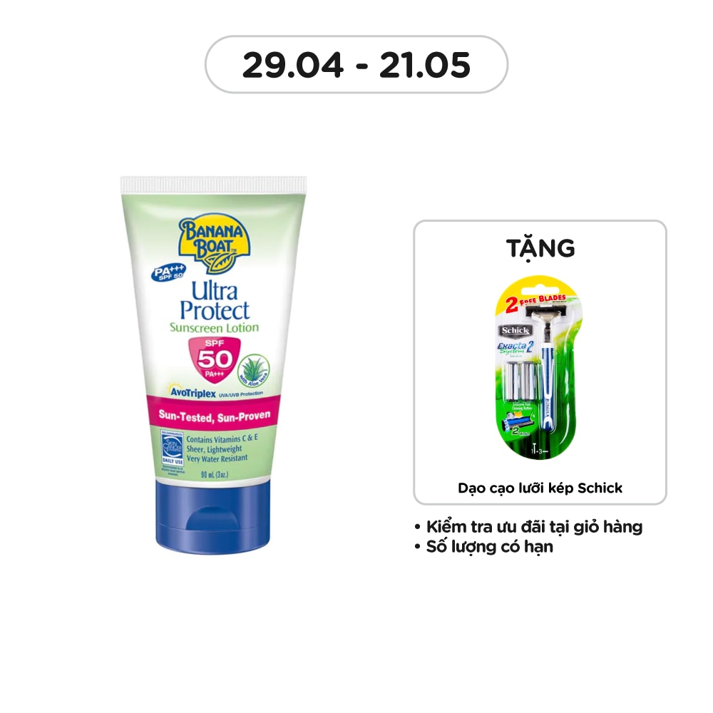 Kem Chống Nắng Banana Boat UltraProtect SPF50 90ml