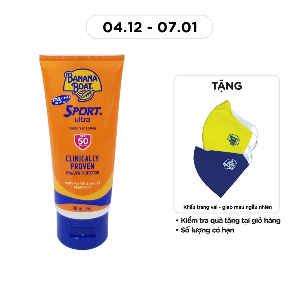 Kem Chống Nắng Thể Thao Banana Boat SPF50 90ml