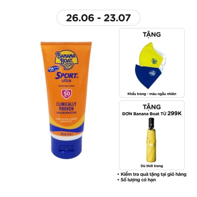BANANA BOAT Sport Sunscreen Lotion SPF50 90ml
