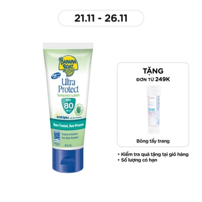 BANANA BOAT Kem Chống Nắng Banana Boat UltraProtect SPF80 90ml