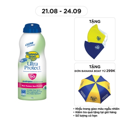 BANANA BOAT Sport Sunscreen Spray SPF50 170g