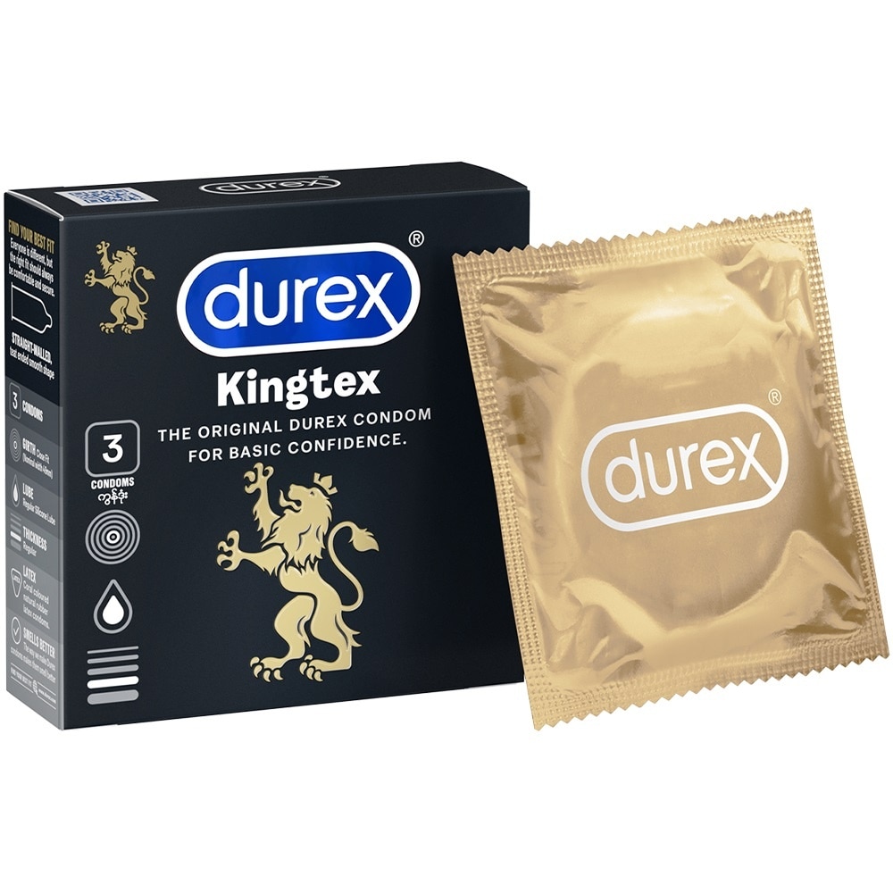 Bao Cao Su Durex Kingtex 3 cái/Hộp