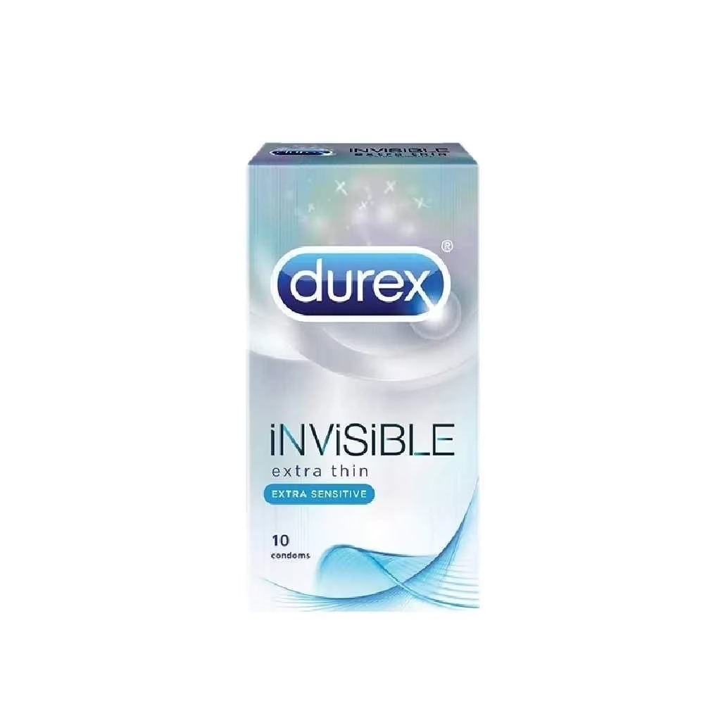 Bao Cao Su Durex Invisible Extra Thin/Sensi 10 cái/Hộp