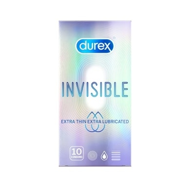 DUREX Invisible Extra Thin/Lubri (Pack10'S)