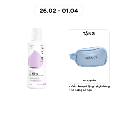 LACTACYD Dung Dịch VSPN Lactacyd Soft And Silky 150ml