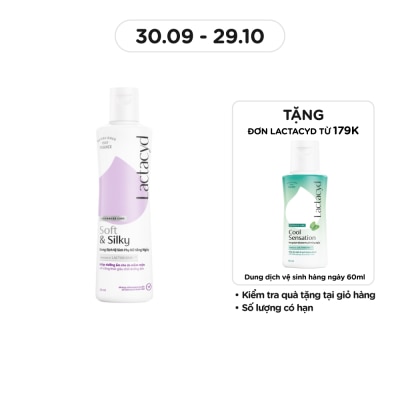 LACTACYD Dung Dịch Vệ Sinh Phụ Nữ Lactacyd Soft And Silky 250ml