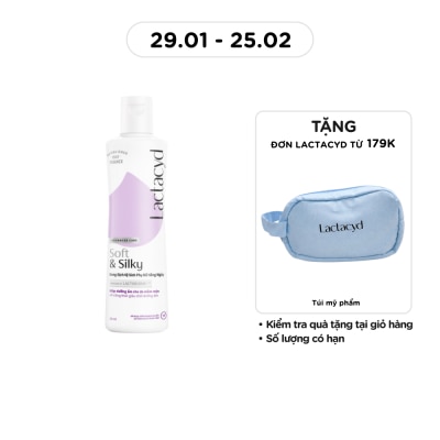 LACTACYD Dung Dịch Vệ Sinh Phụ Nữ Lactacyd Soft And Silky 250ml