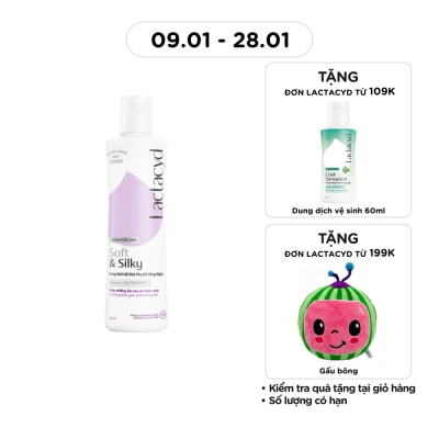 LACTACYD Dung Dịch Vệ Sinh Phụ Nữ Lactacyd Soft And Silky 250ml