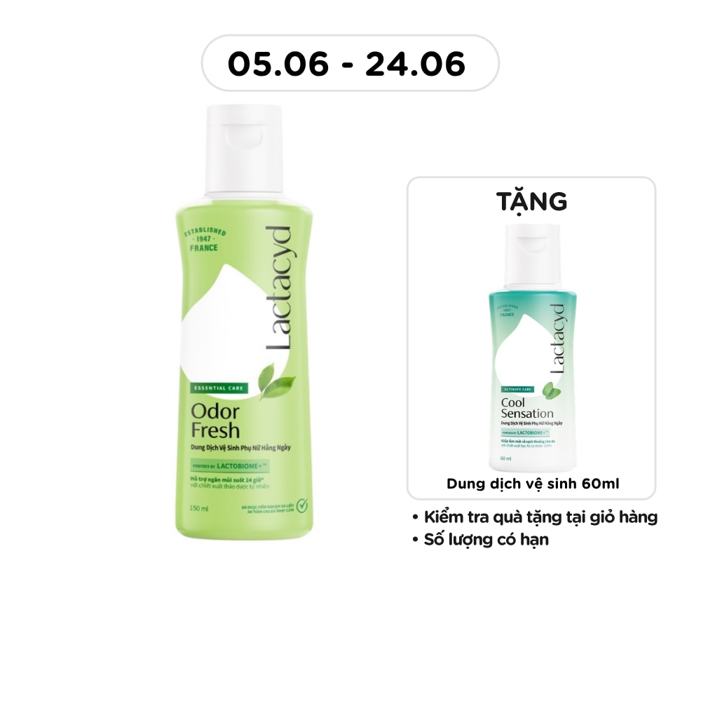 Dung Dịch Vệ Sinh Phụ Nữ Lactacyd Odor Fresh 150ml