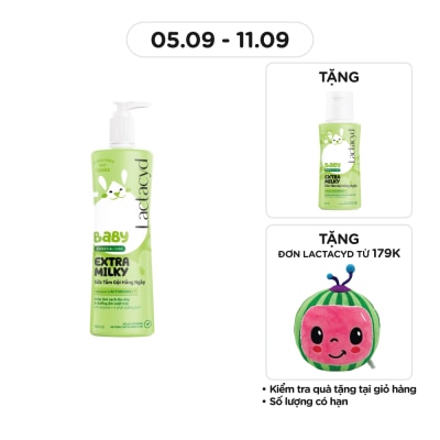 LACTACYD Sữa Tắm Gội Trẻ Em Lactacyd Milky 500ml