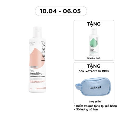 LACTACYD - Dung Dịch Vệ Sinh Phụ Nữ Lactacyd Pro Sensitive 250ml