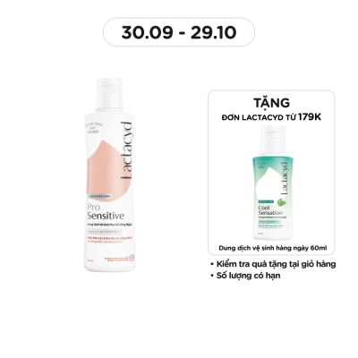 LACTACYD Dung Dịch Vệ Sinh Phụ Nữ Lactacyd Pro Sensitive 250ml