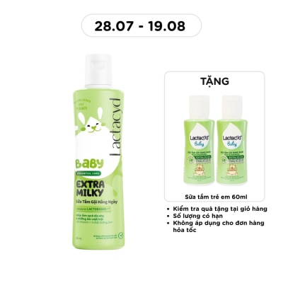 LACTACYD - Sữa Tắm Gội Trẻ Em Lactacyd Milky 250ml image