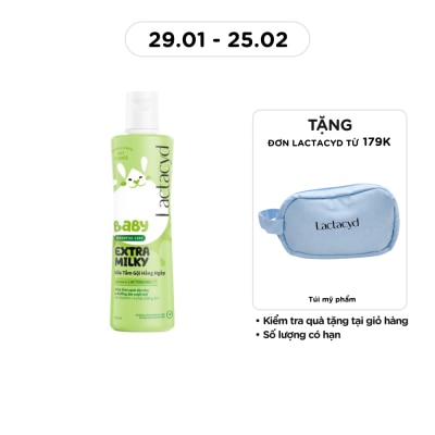 LACTACYD Sữa Tắm Gội Trẻ Em Lactacyd Milky 250ml