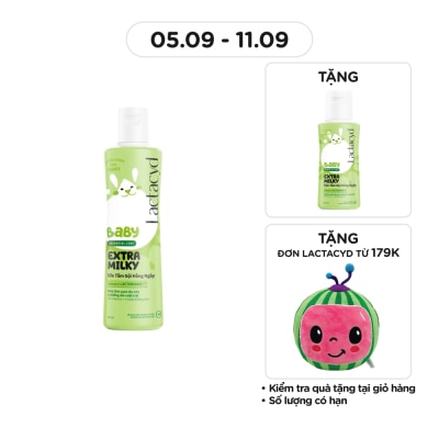 LACTACYD Sữa Tắm Gội Trẻ Em Lactacyd Milky 250ml