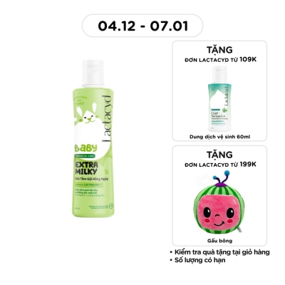 LACTACYD Sữa Tắm Gội Trẻ Em Lactacyd Milky 250ml