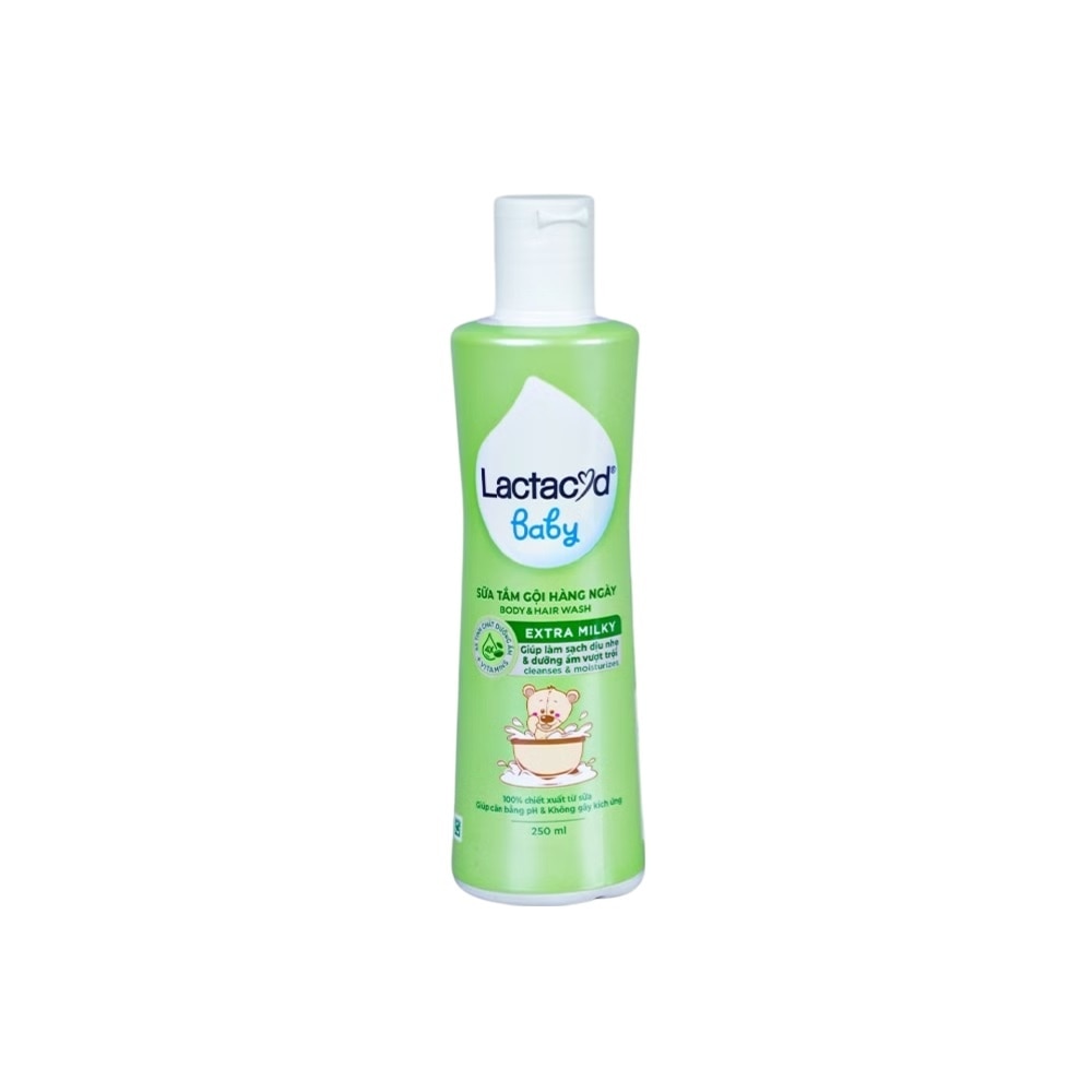 Sữa Tắm Gội Trẻ Em Lactacyd Milky 250ml