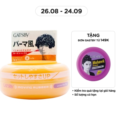 GATSBY Sáp Vuốt Tóc Gatsby Loose Shuffle Cam 80g