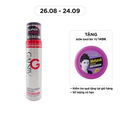 GATSBY Keo Xịt Tóc Gatsby Siêu Cứng 250ml