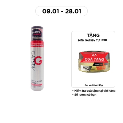 GATSBY Set & Keep Spray Super Hard A 250ml