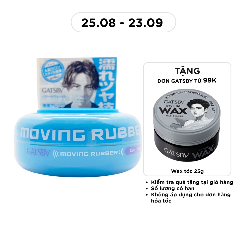 Wax Tạo Kiểu Tóc Gatsby H&F Xanh image