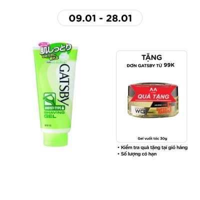GATSBY Shaving Gel N Moist-Type 205g-Jp