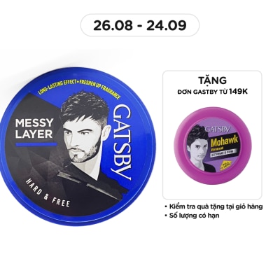 GATSBY Wax Tóc Gatsby Hard & Free 75g