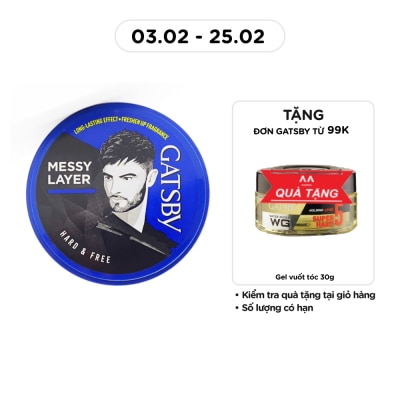 GATSBY Styling Wax Hard & Free 75g