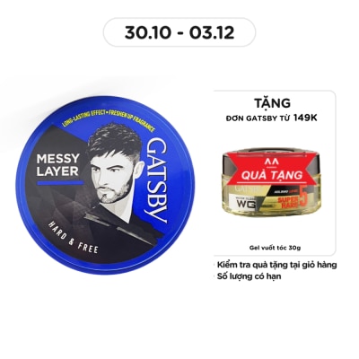 GATSBY Styling Wax Hard & Free 75g