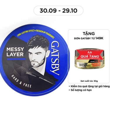 GATSBY Wax Tóc Gatsby Hard & Free 75g