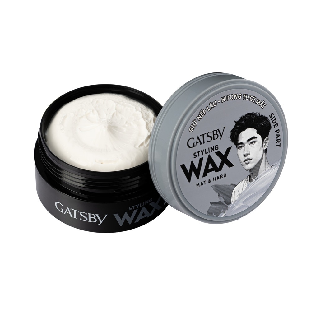 Wax Tóc Gatsby Mat & Hard_Đen 75g image