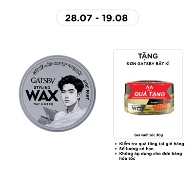 GATSBY - Wax Tóc Gatsby Mat & Hard_Đen 75g image