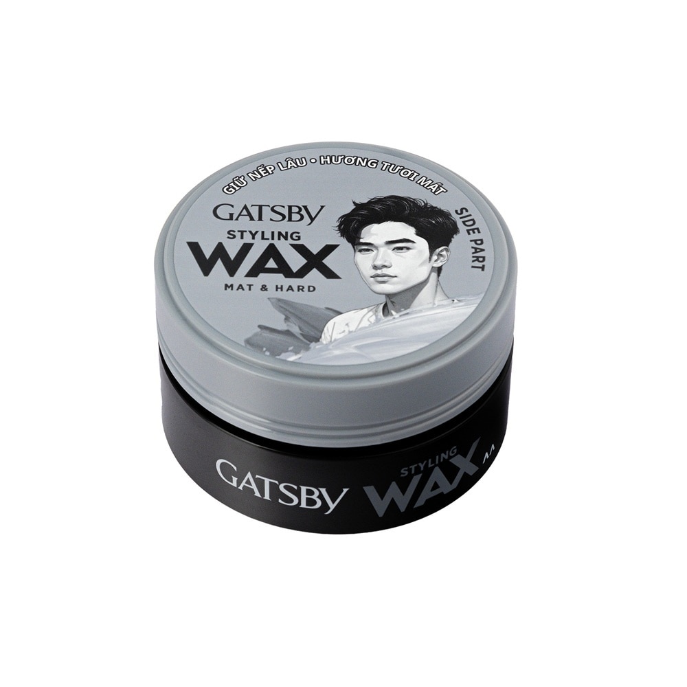Wax Tóc Gatsby Mat & Hard_Đen 75g image
