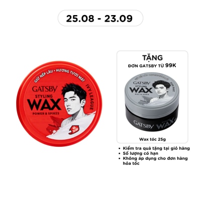 GATSBY - Wax Tóc Gatsby Power & Spikes_Đỏ 75g image
