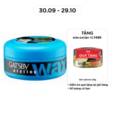 GATSBY Wax Tóc Gatsby Hard & Free_Xanh 25g