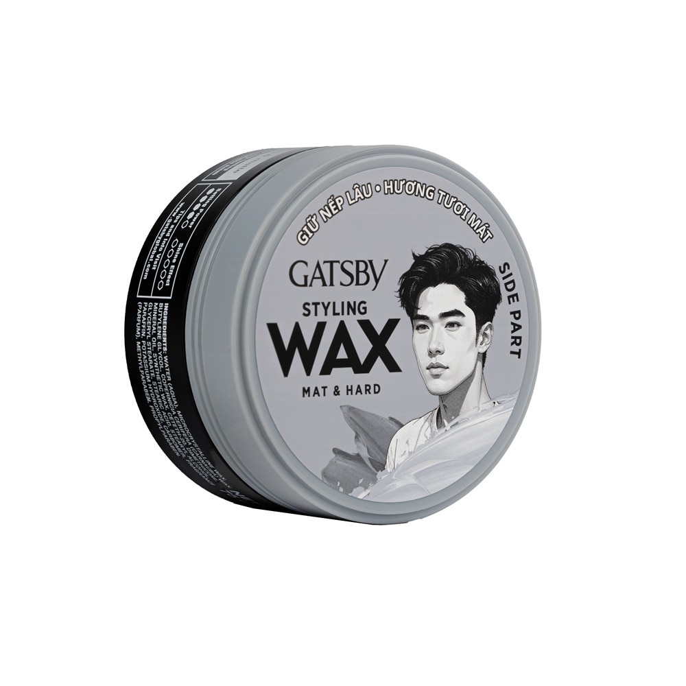 Wax Tóc Gatsby Mat & Hard Đen 25g image