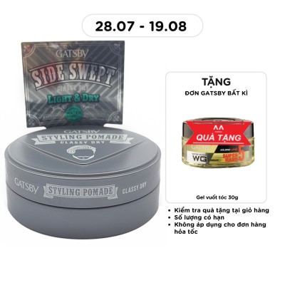 GATSBY - Wax Vuốt Tóc Gatsby Pomade Classy Dry 75g image