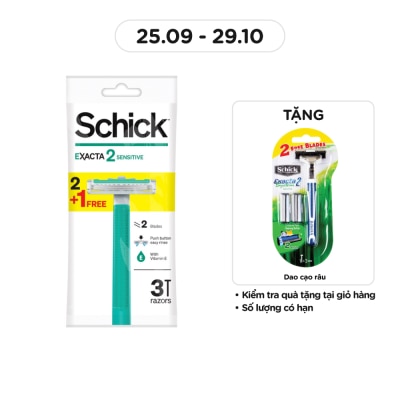 SCHICK Dao Cạo Schick Exacta 2 ( 2+1S)