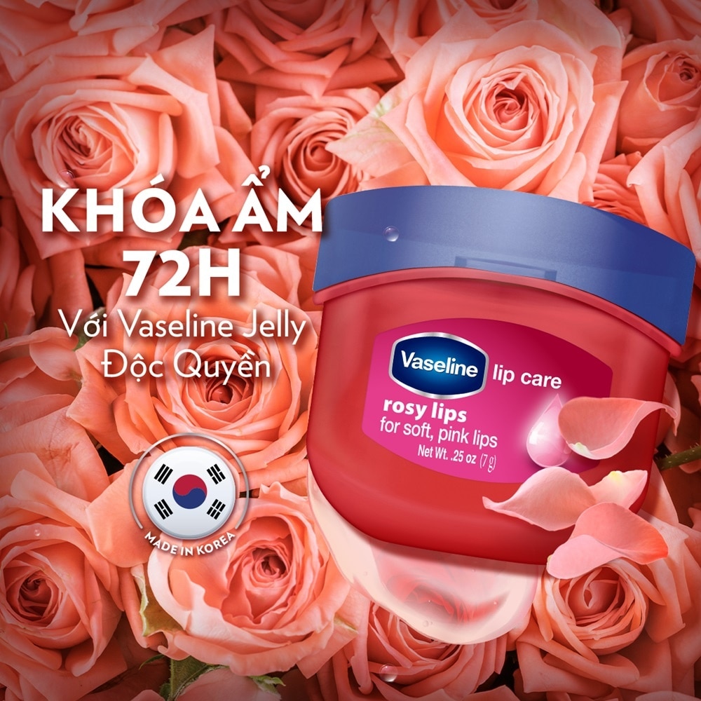 Sáp Dưỡng Môi Vaseline Hồng Xinh 7g